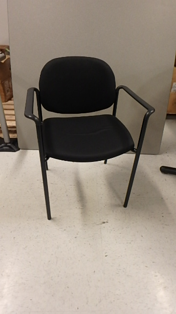 Black Fabric Chair