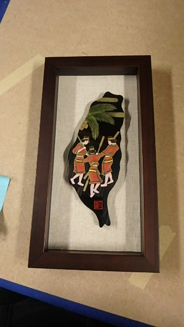 Art Framed in Shadow Box