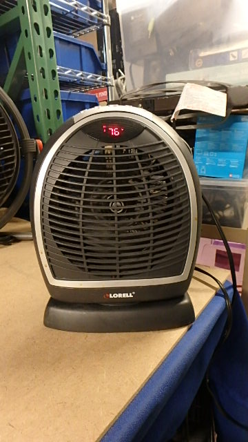 Lorell Oscillating Space Heater
