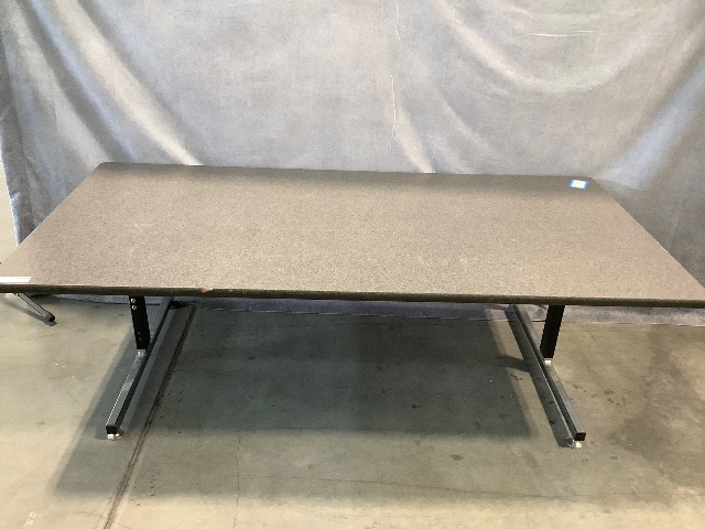 Grey Granite Like Veneer Table