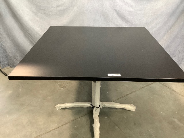 Black Laminate Square Table
