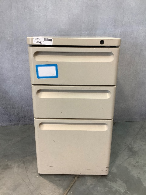 Small 3 Drawer Metal File Cabinet