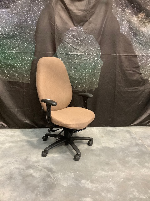 Tan Rolling Office Chair photo 2