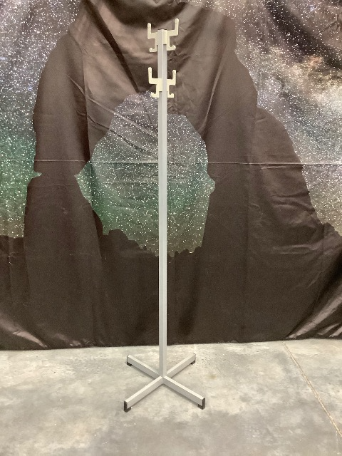 Silver Sentinel of Coat-Hanging Glory AKA a Coat Rack/Tree photo 2