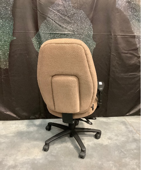 Tan Rolling Office Chair photo 4