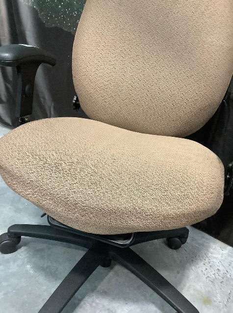 Tan Rolling Office Chair photo 5